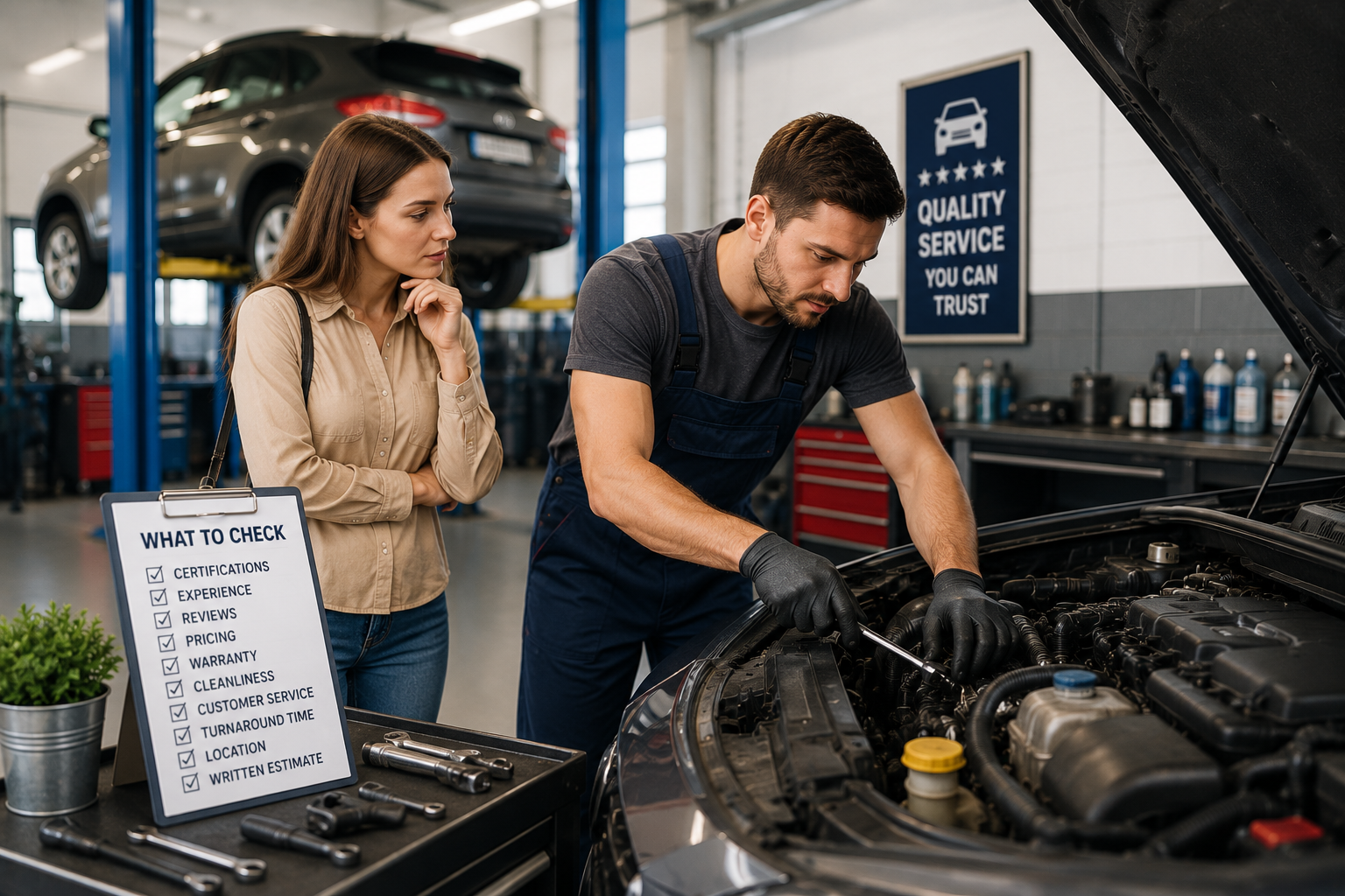 How to Choose a Reliable Car Repair Shop: 10 Things to Check 